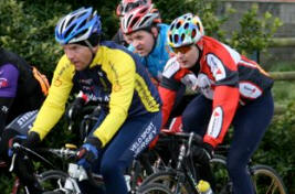 A serious looking Andy Boxall, sheltering me from the wind